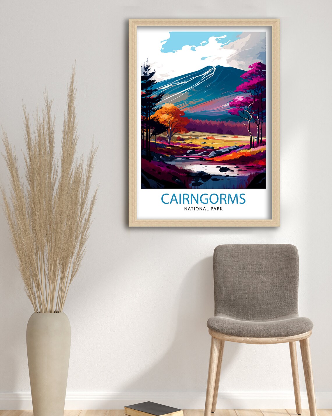 Cairngorms National Park Travel Poster, Scotland - Image 3