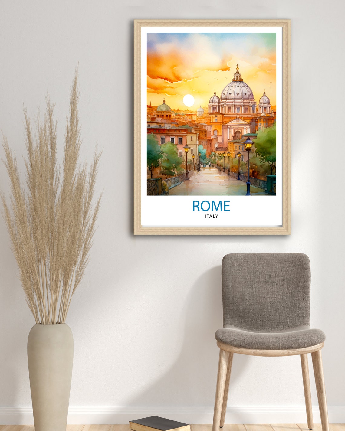 Rome Italy Home Decor Travel Poster - Image 3