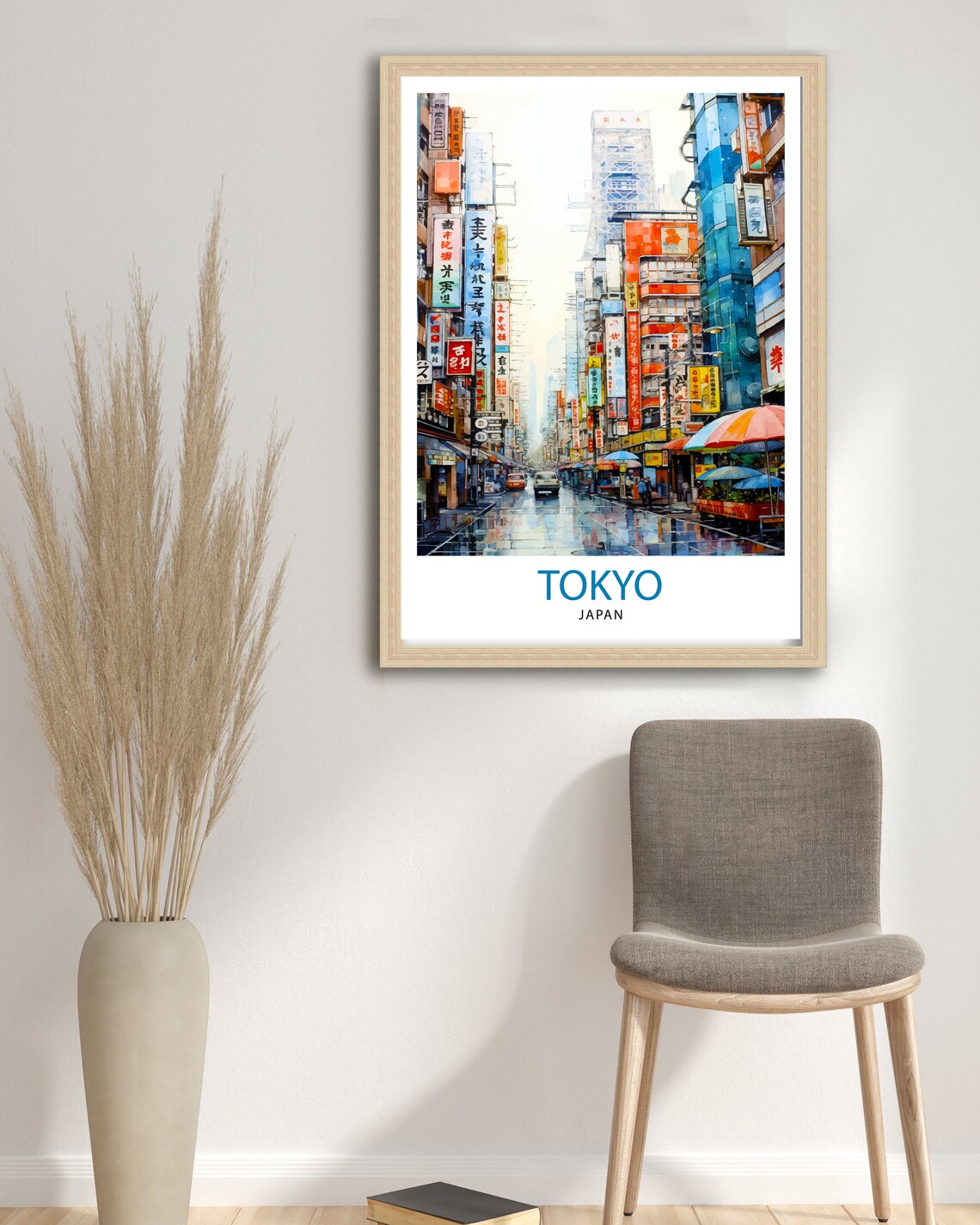 Tokyo Japan Travel Poster, Japan Wall Decor - Image 3