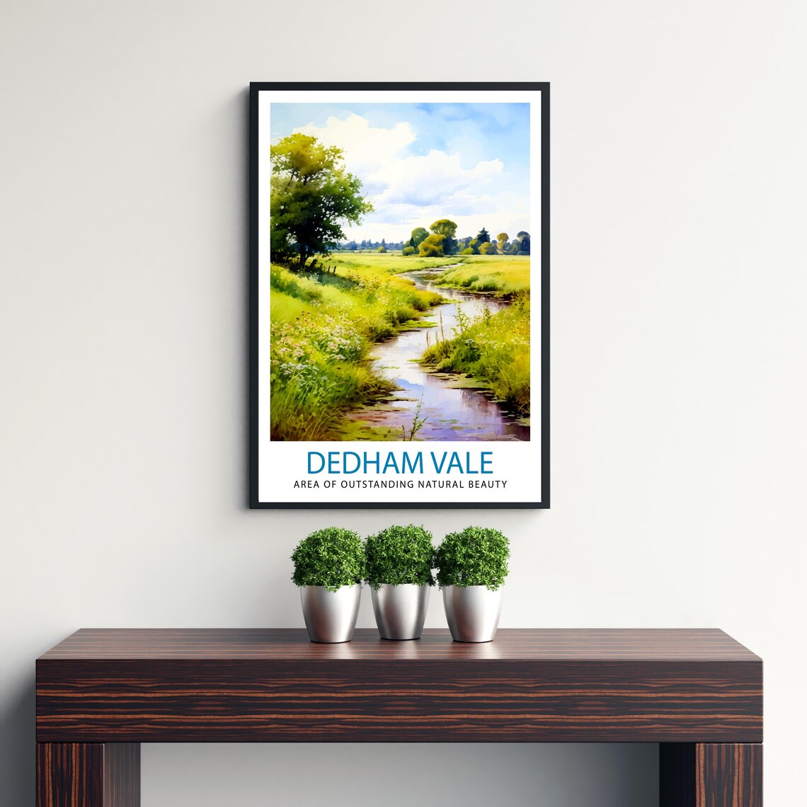 Dedham Vale AONB Art Print, English Countryside - Image 3
