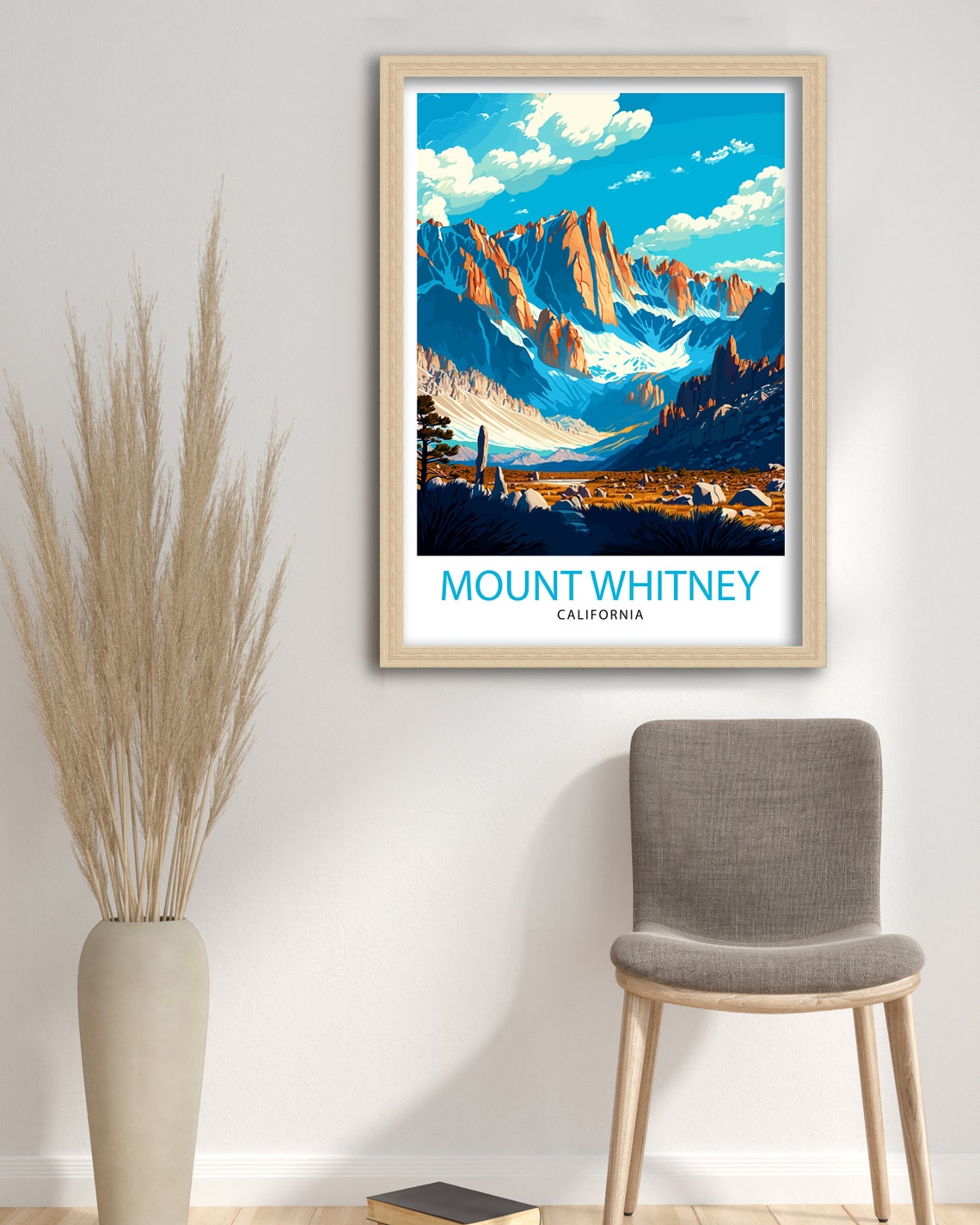 Mount Whitney California Sierra Nevada Peaks Alpine Mountain Poster - Image 3