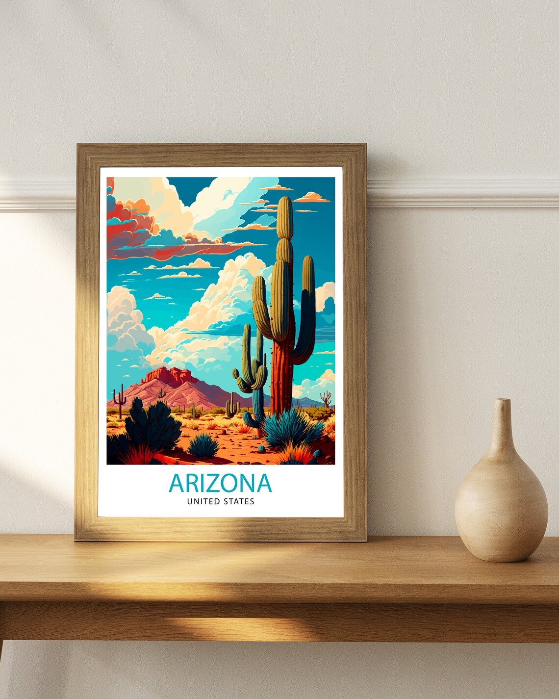 Arizona Travel Poster, Arizona Home Decor - Image 2
