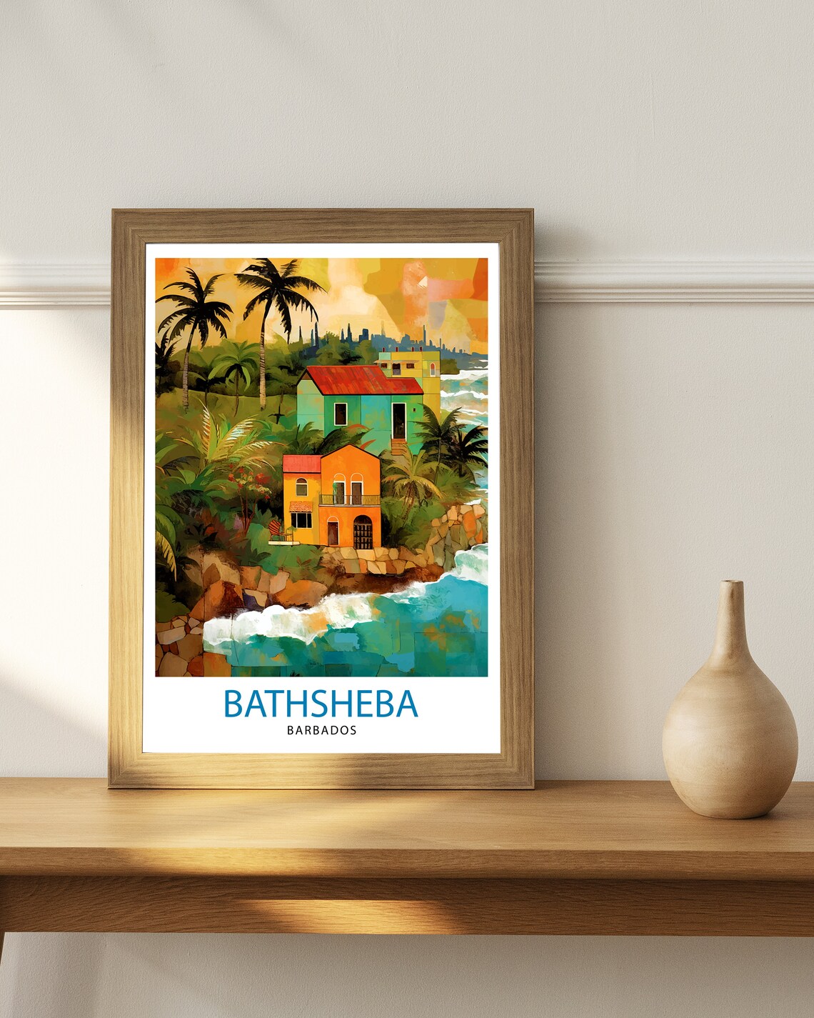 Bathsheba Barbados Travel Poster, World & Cultural Art - Image 2