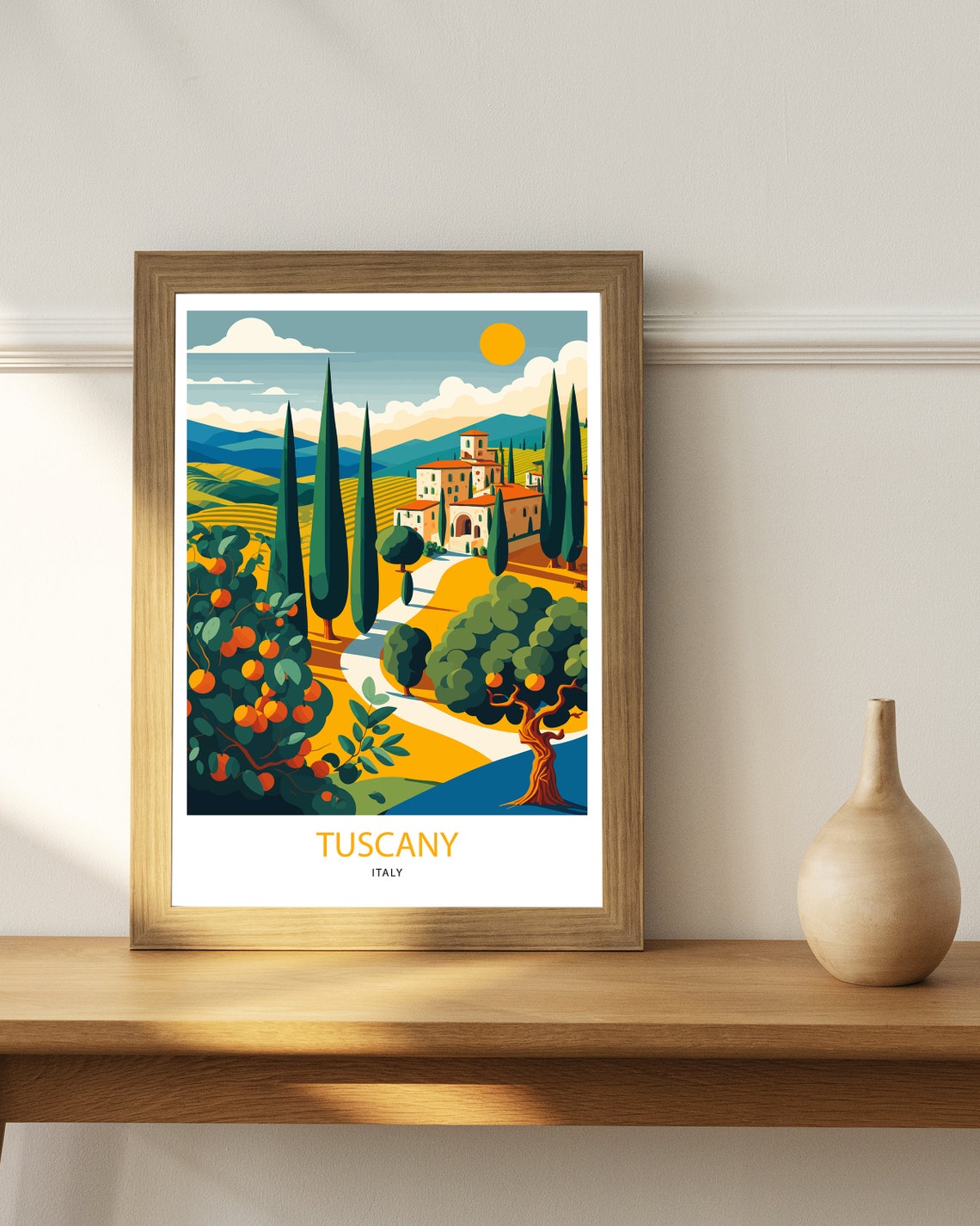 Tuscany Italy Travel Poster - Image 3