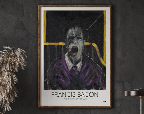 Francis Bacon Poster Screaming Pope Interior Design Art Modern Wall Home Decor