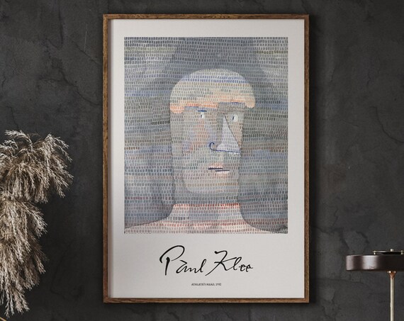 Paul Klee Art Exhibition Poster Athletes 1932 Decor Print