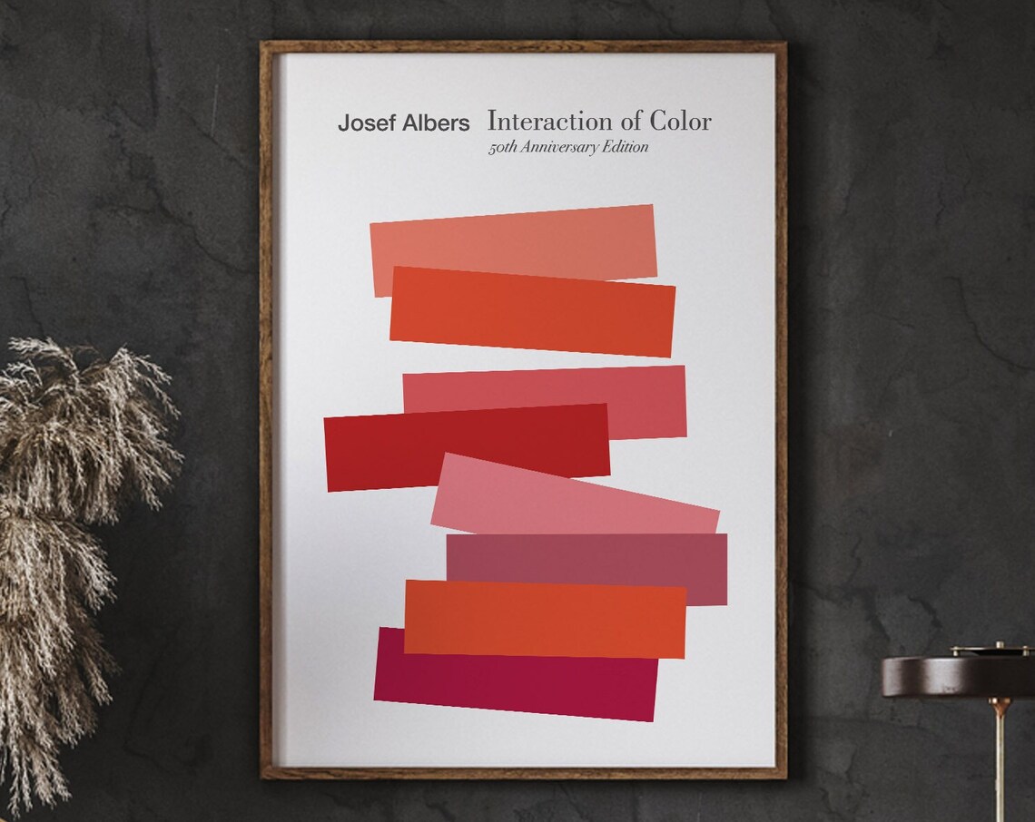Josef Albers Interaction of Color Anniversary Poster