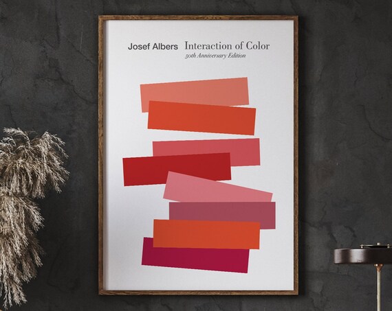 Josef Albers Interaction of Color Anniversary Poster