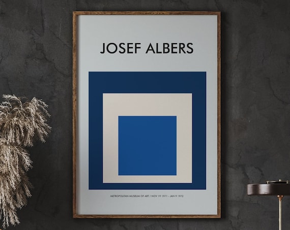 Josef Albers Interaction Of Color Minimalist Poster