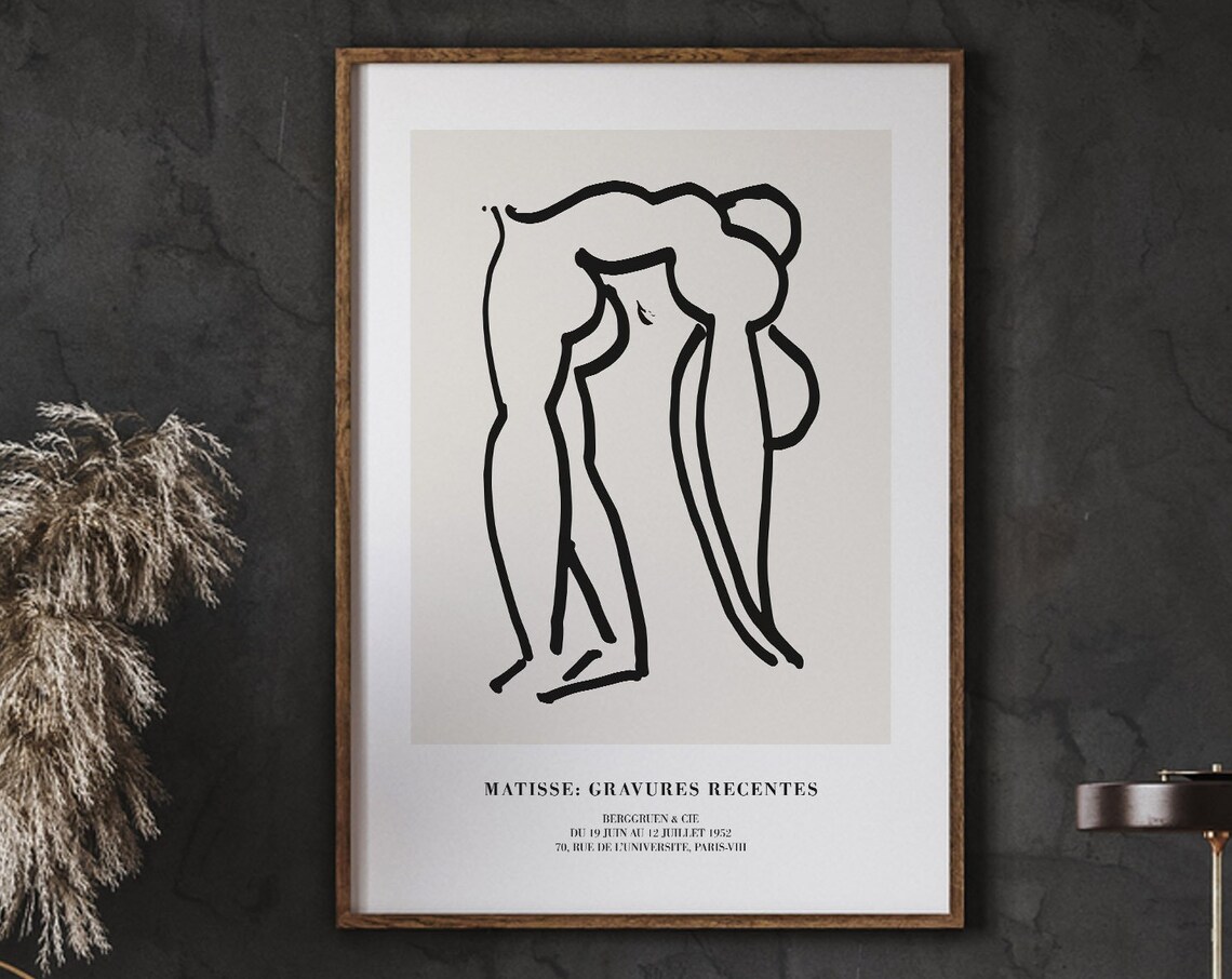 Matisse Tate Modern Poster, Minimalist Art Print