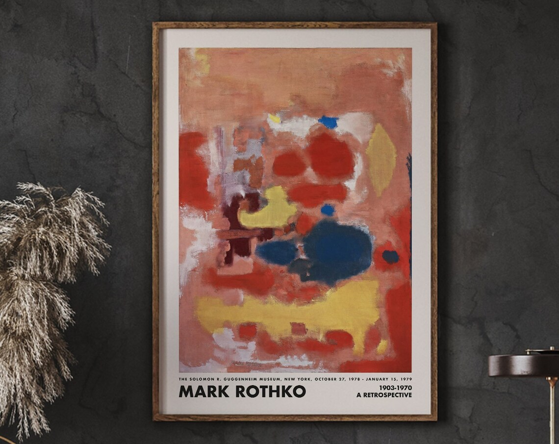 Rothko-Inspired Contemporary Abstract Art Print