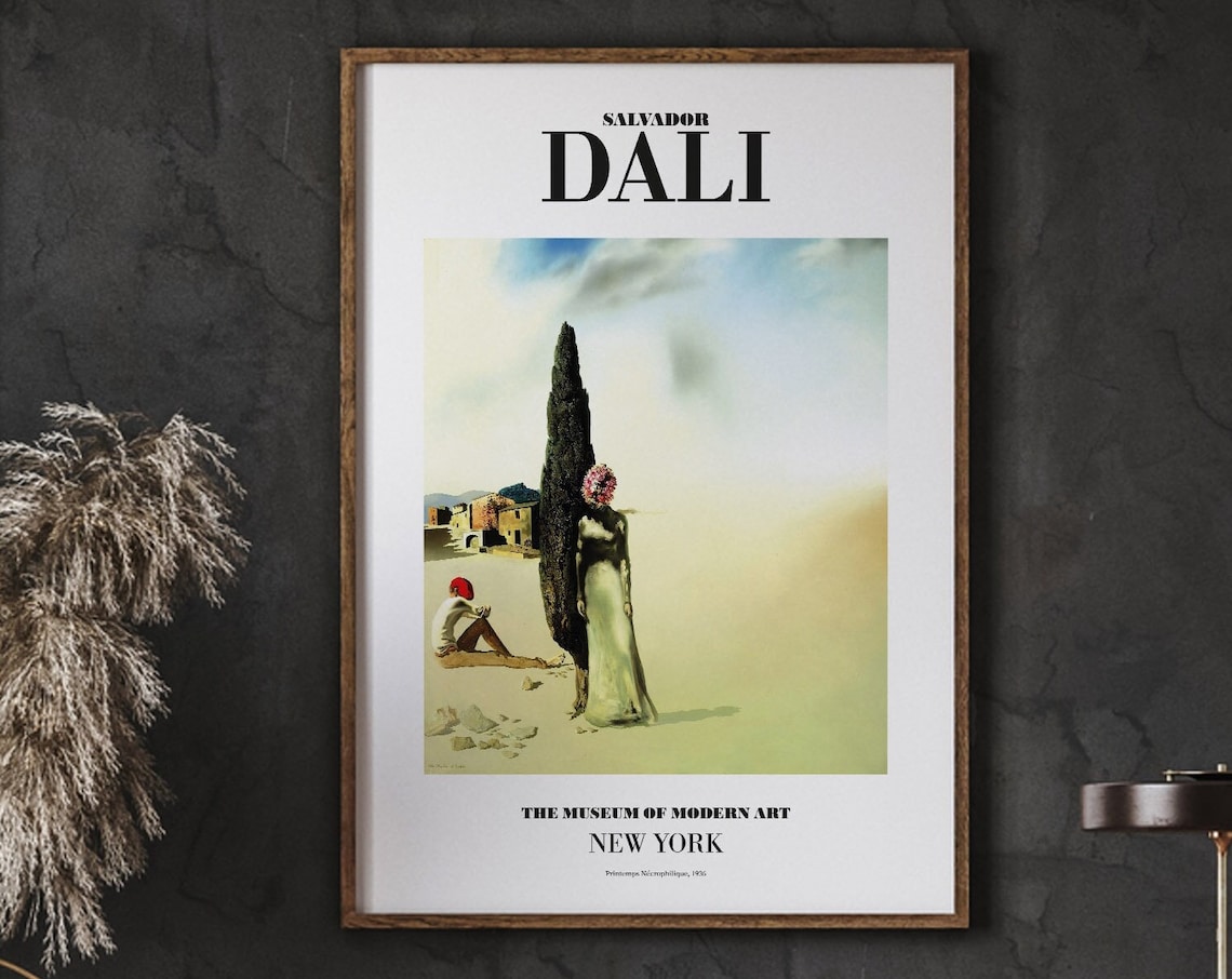 Salvador Dali Printemps Ncrophilique 1936 Poster Print