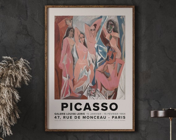Pablo Picasso Les Demoiselles d'Avignon Cubism Art Print