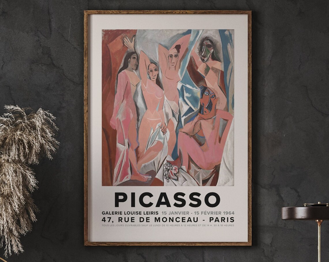 Pablo Picasso Les Demoiselles d'Avignon Cubism Art Print