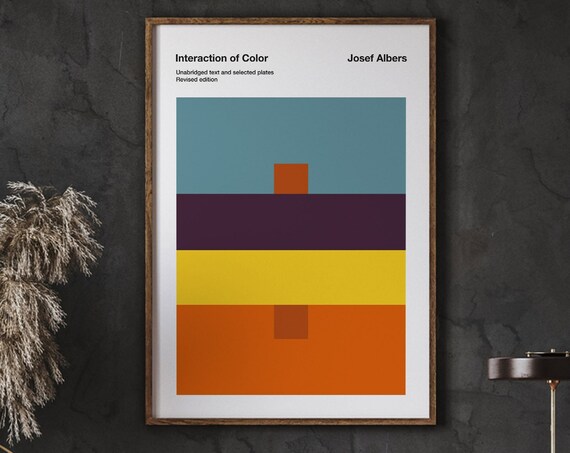 Josef Albers Museum Exhibition Poster, Interaction Of Color