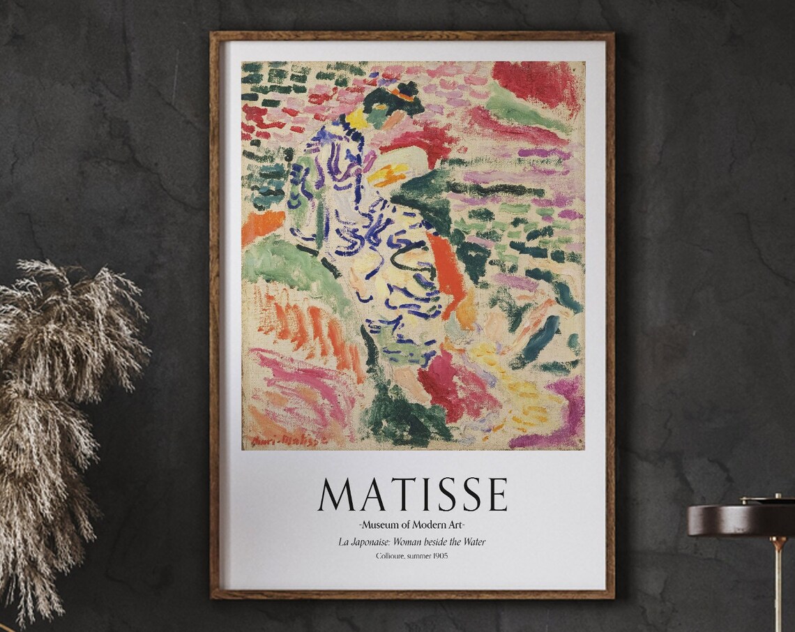 Henri Matisse La Japonaise Woman Beside the Water 1905 Poster