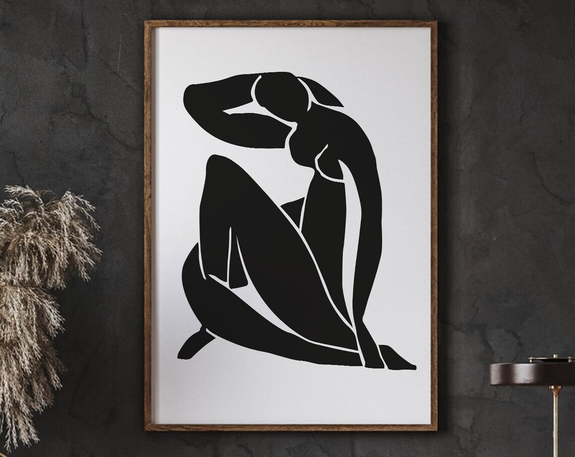Matisse Black Nude Tate Modern Exhibition Poster