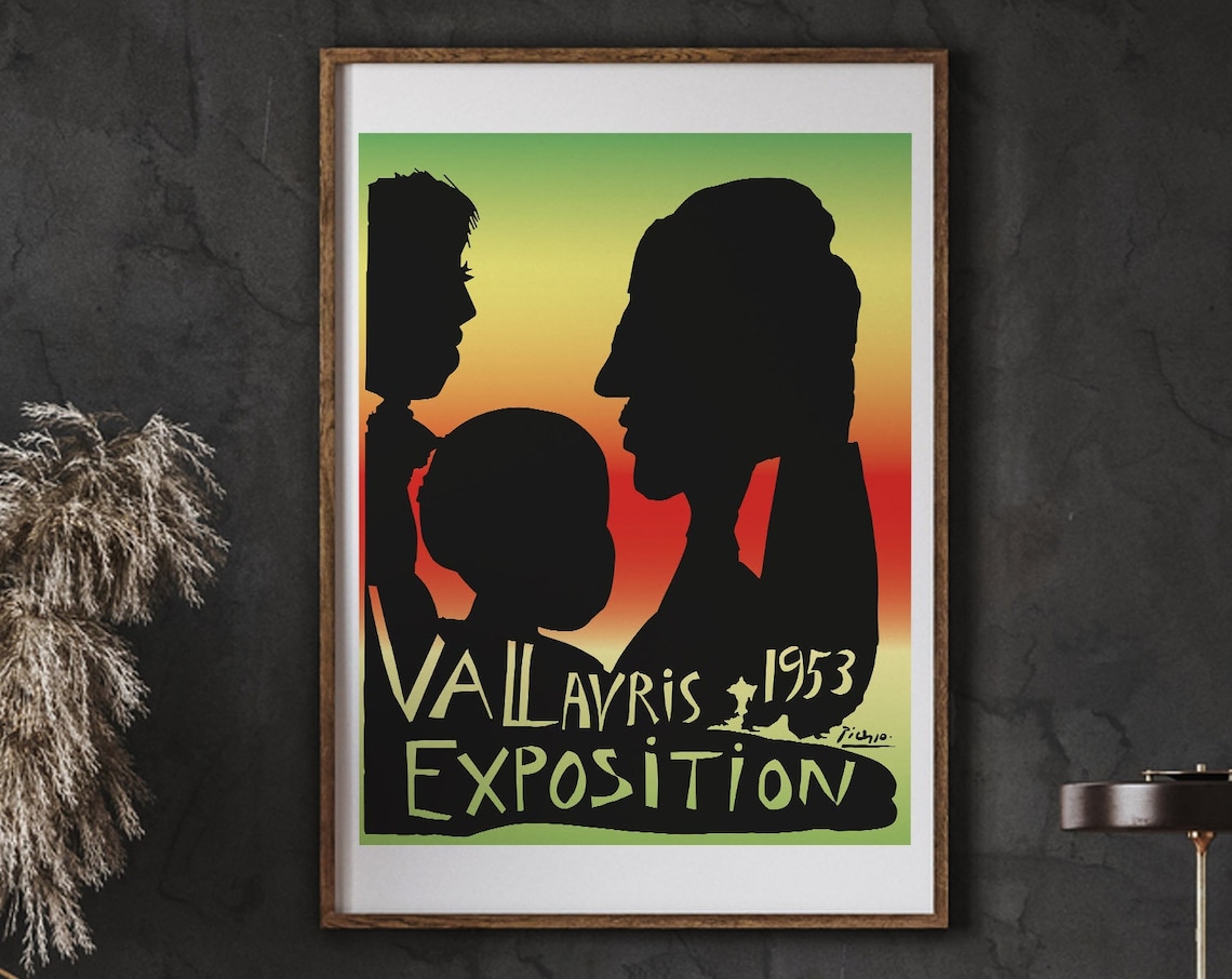 Pablo Picasso Vallauris Exposition 1953 Poster