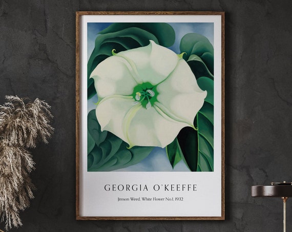 Georgia O'Keeffe Jimson Weed White Flower No. 1 Art Print