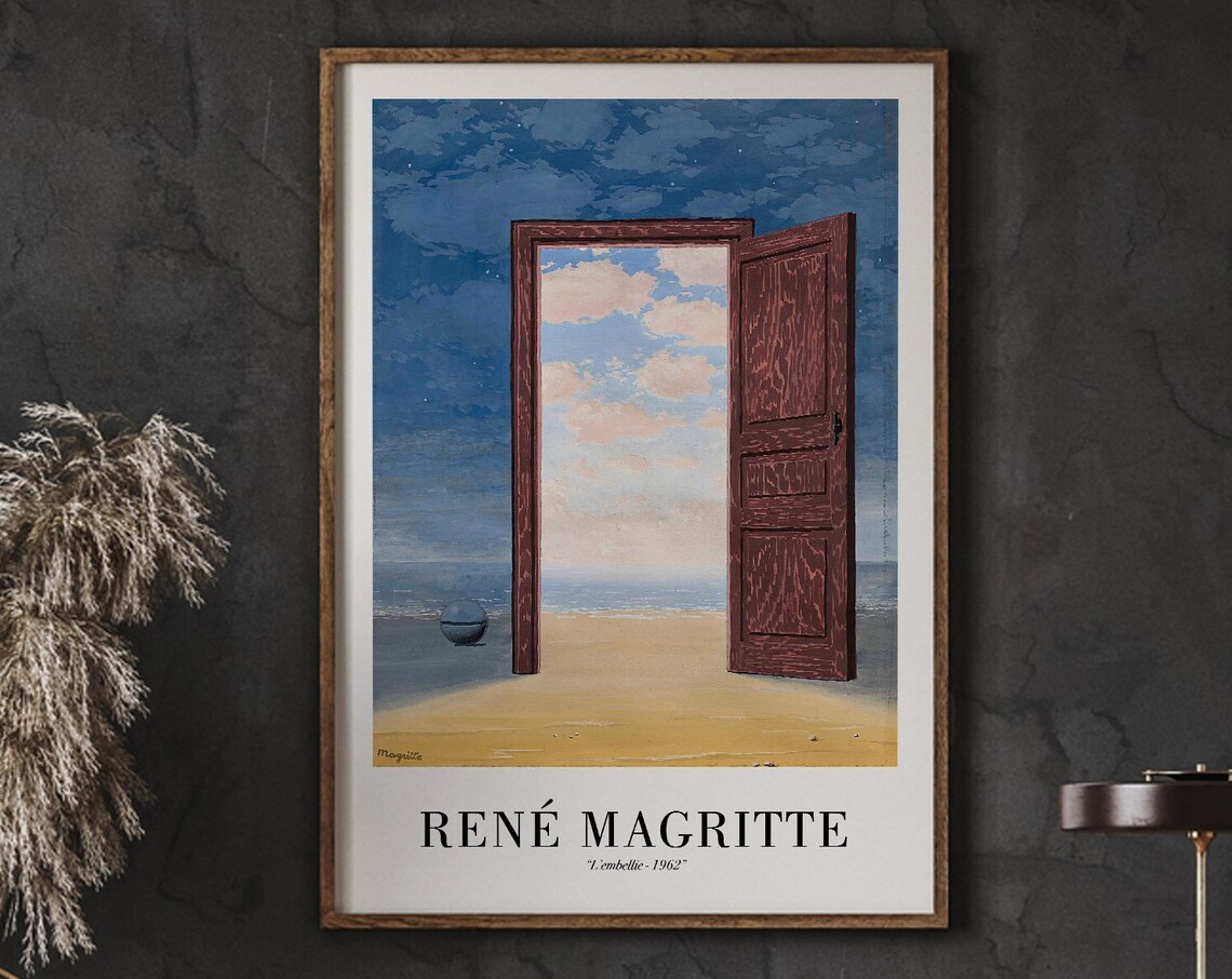 Rene Magritte Lembellie 1962 Surrealist Exhibition Art Poster