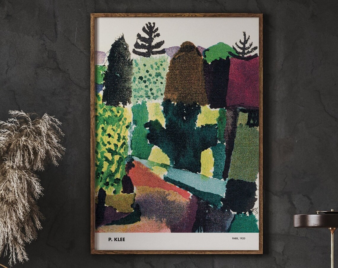 Paul Klee Landscape Poster Print, Abstract