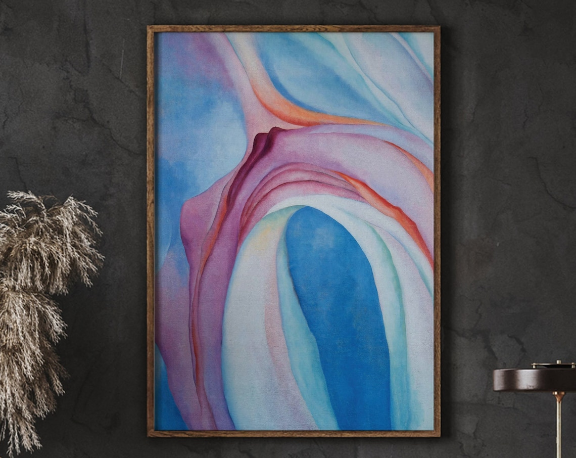Georgia O'Keeffe Sexual Symbolism Music, Poster Print