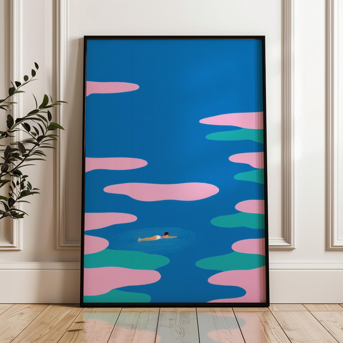 Minimal Girly Art Print, Modern Pop Poster