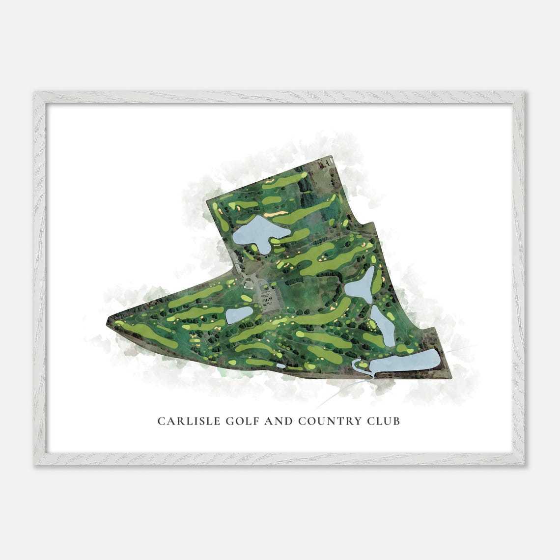 Carlisle Golf And Country Club Canada Classic Watercolor Poster - Image 3