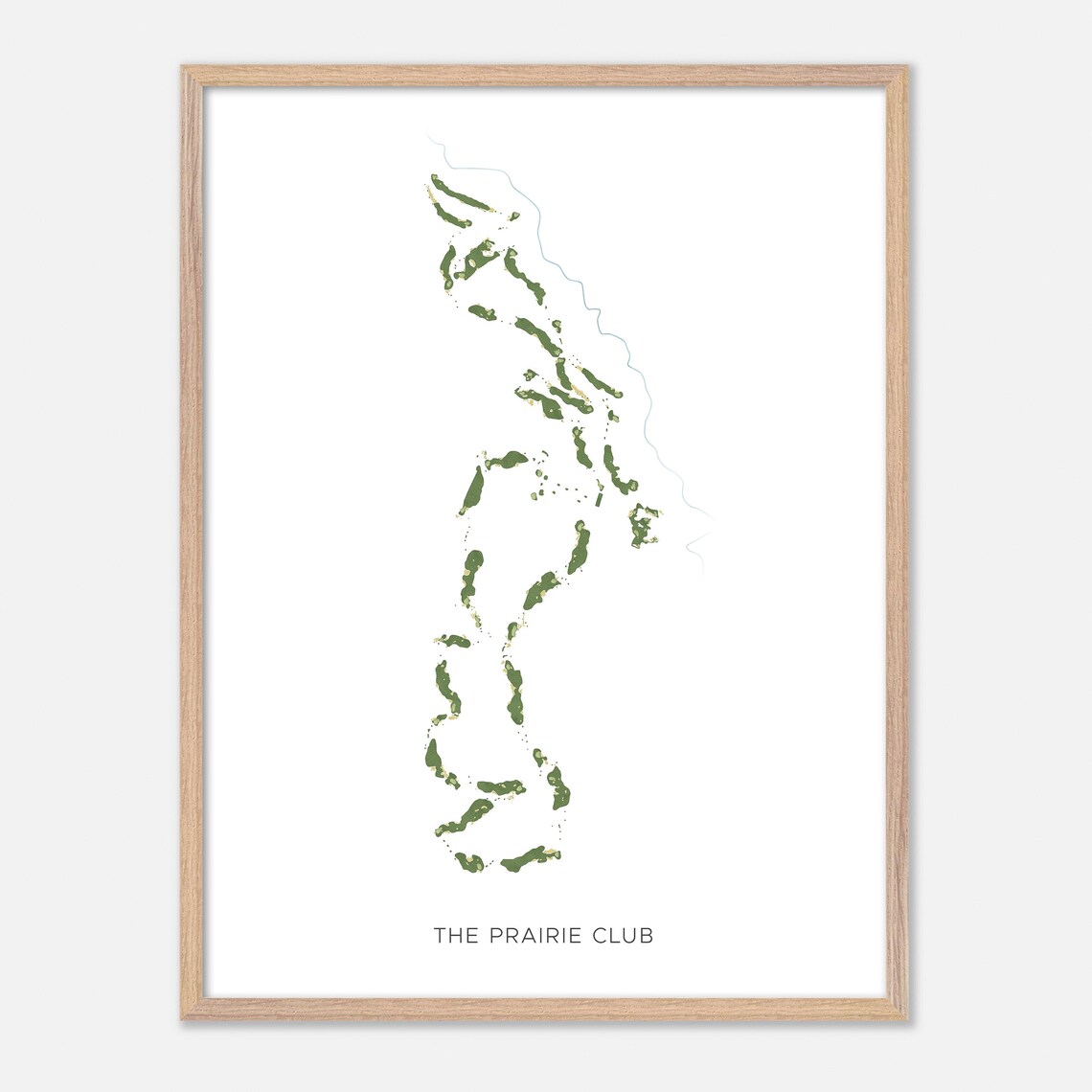 The Prairie Club Valentine Nebraska Modern Watercolor Map Poster - Image 6