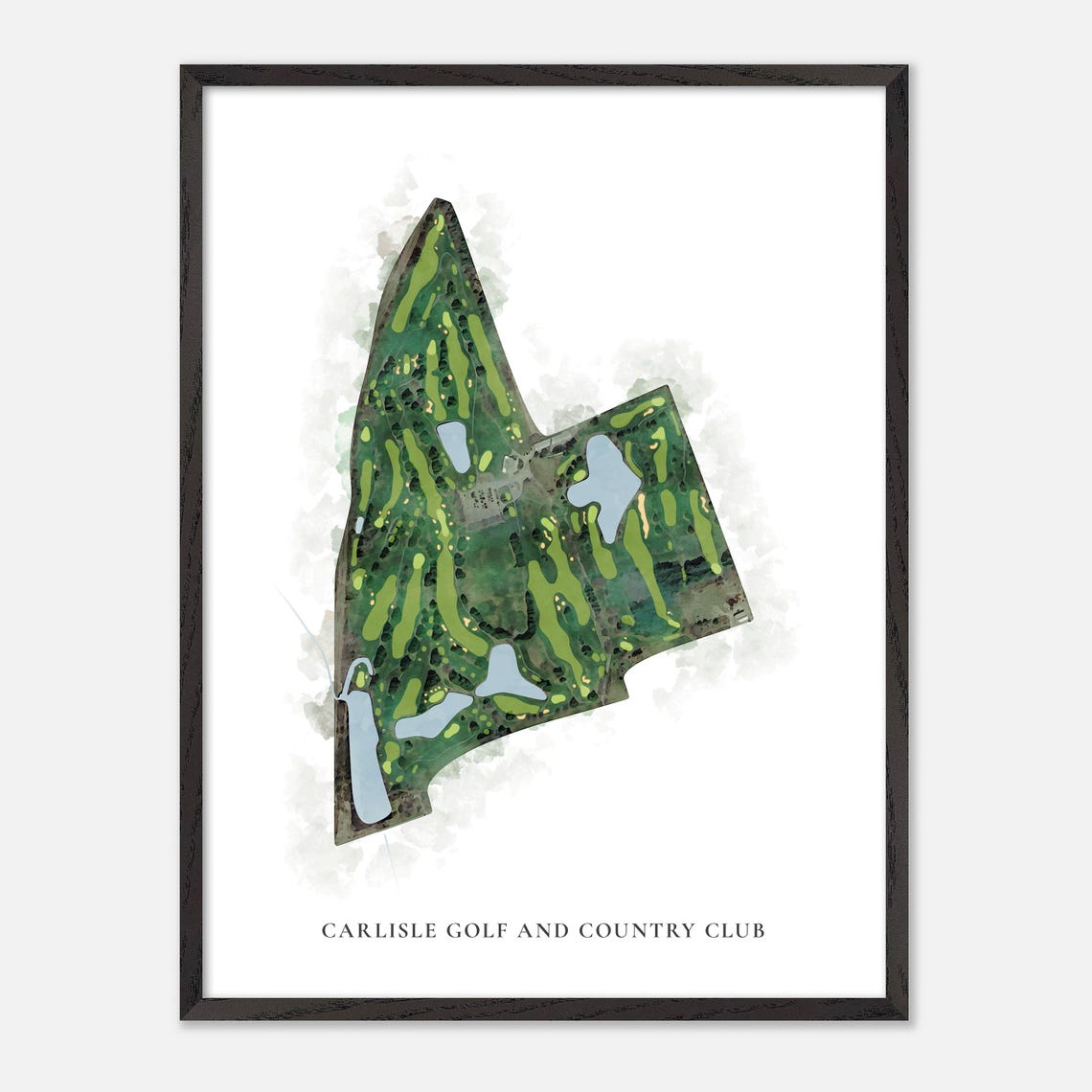 Carlisle Golf And Country Club Canada Classic Watercolor Poster - Image 2