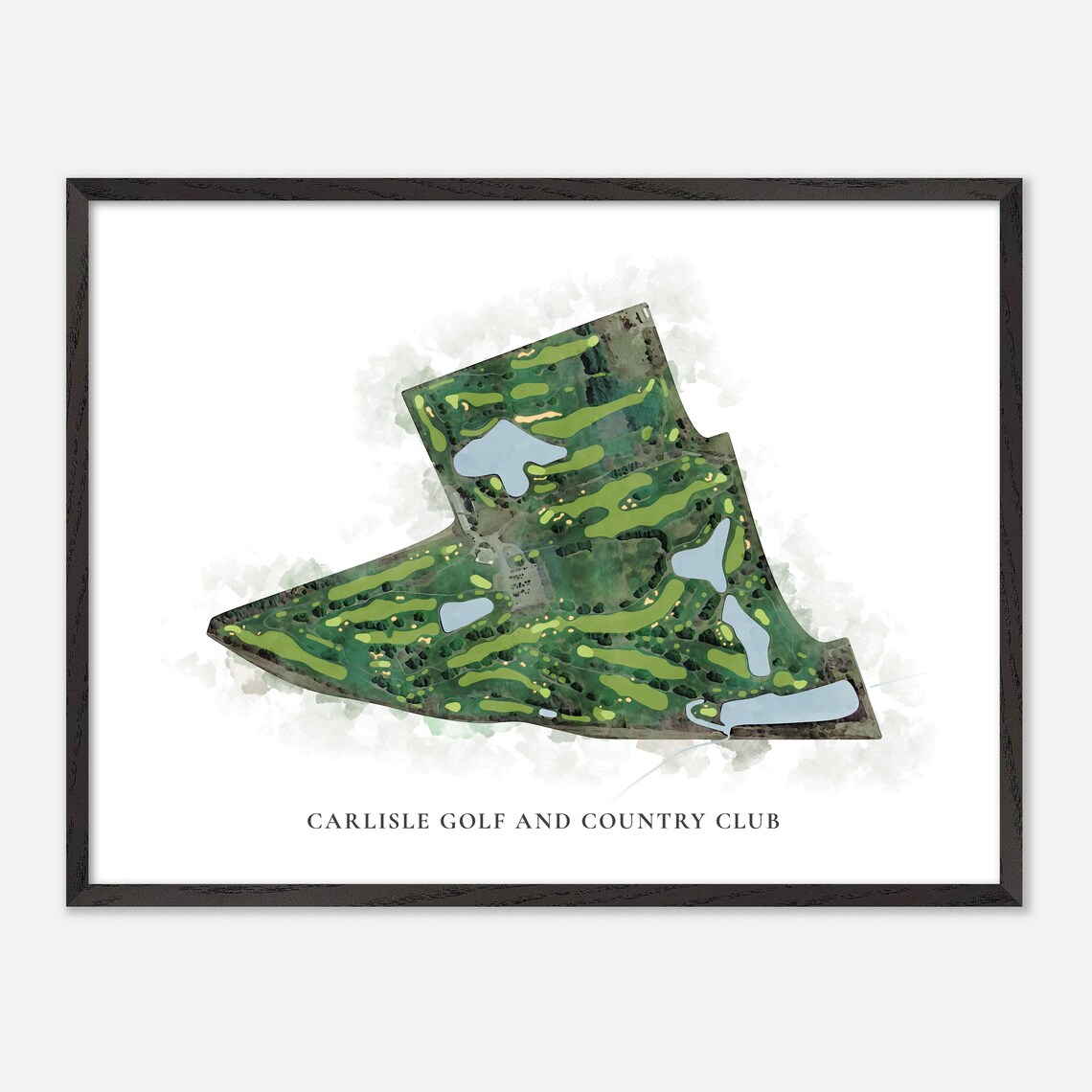 Carlisle Golf And Country Club Canada Classic Watercolor Poster - Image 4