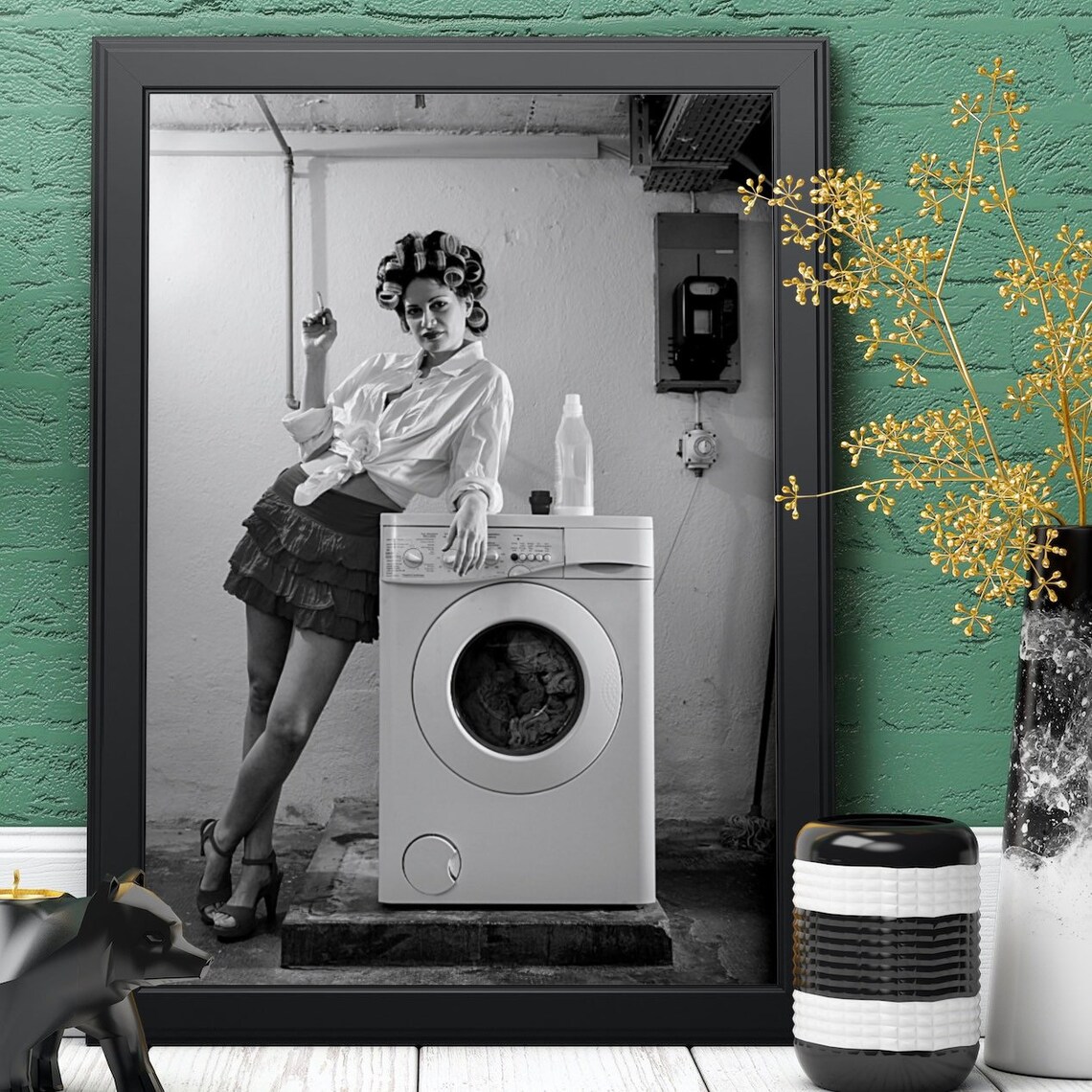 Laundry Decor, Utility Room Bathroom Art Print