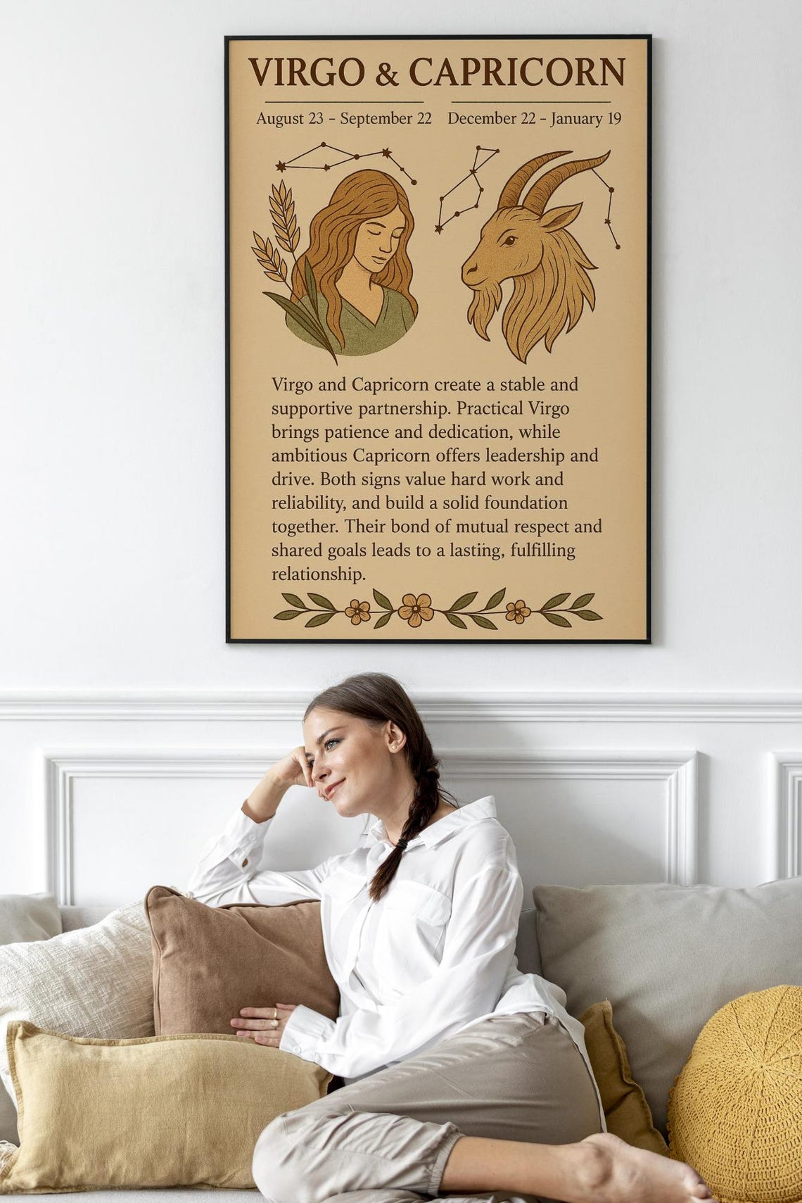 Virgo And Capricorn Zodiac Compatibility Poster - Image 4