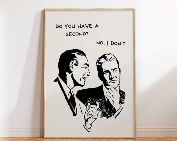 Vintage Office Funny Corporate Work From Home Poster