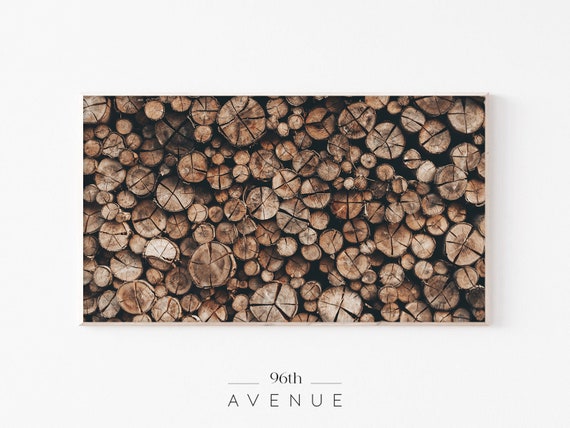 Tree Log Slices Wall Art Print