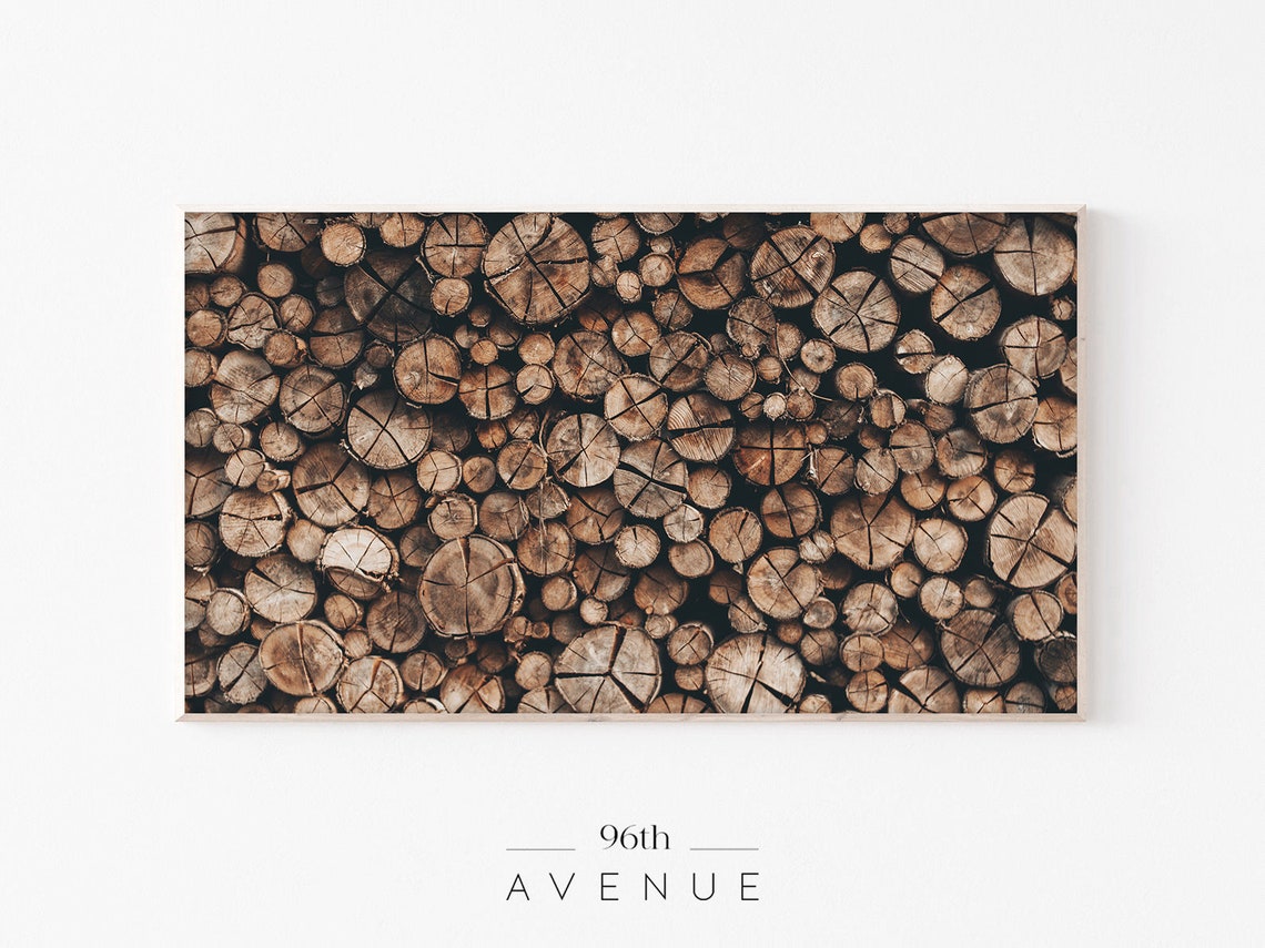 Tree Log Slices Wall Art Print