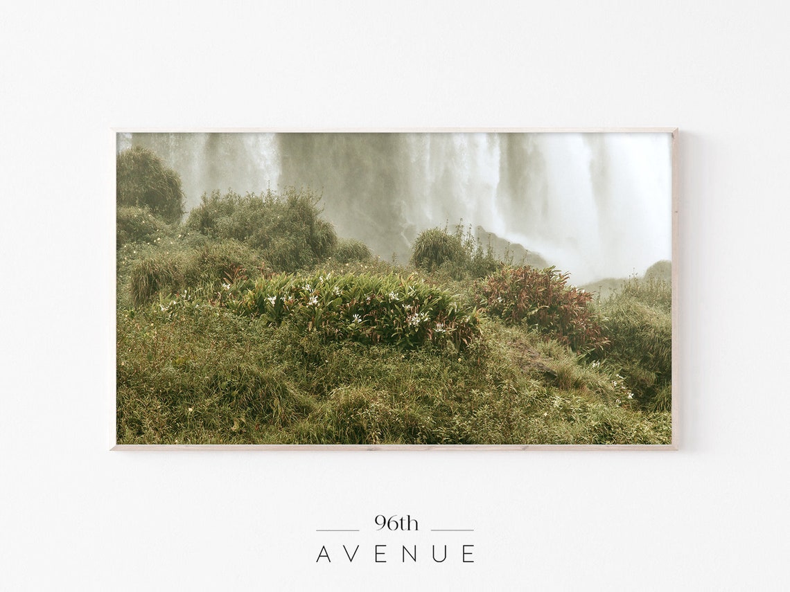 Frame Tv Art Waterfall Photography