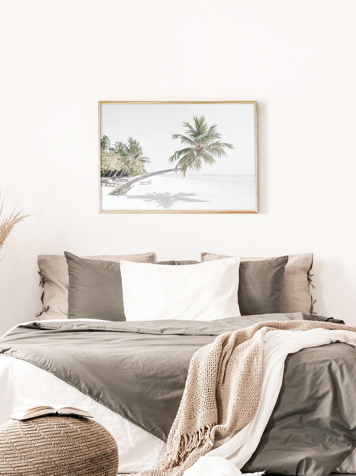 Beach Palm Tree Tropical Summer Art Print - Image 2