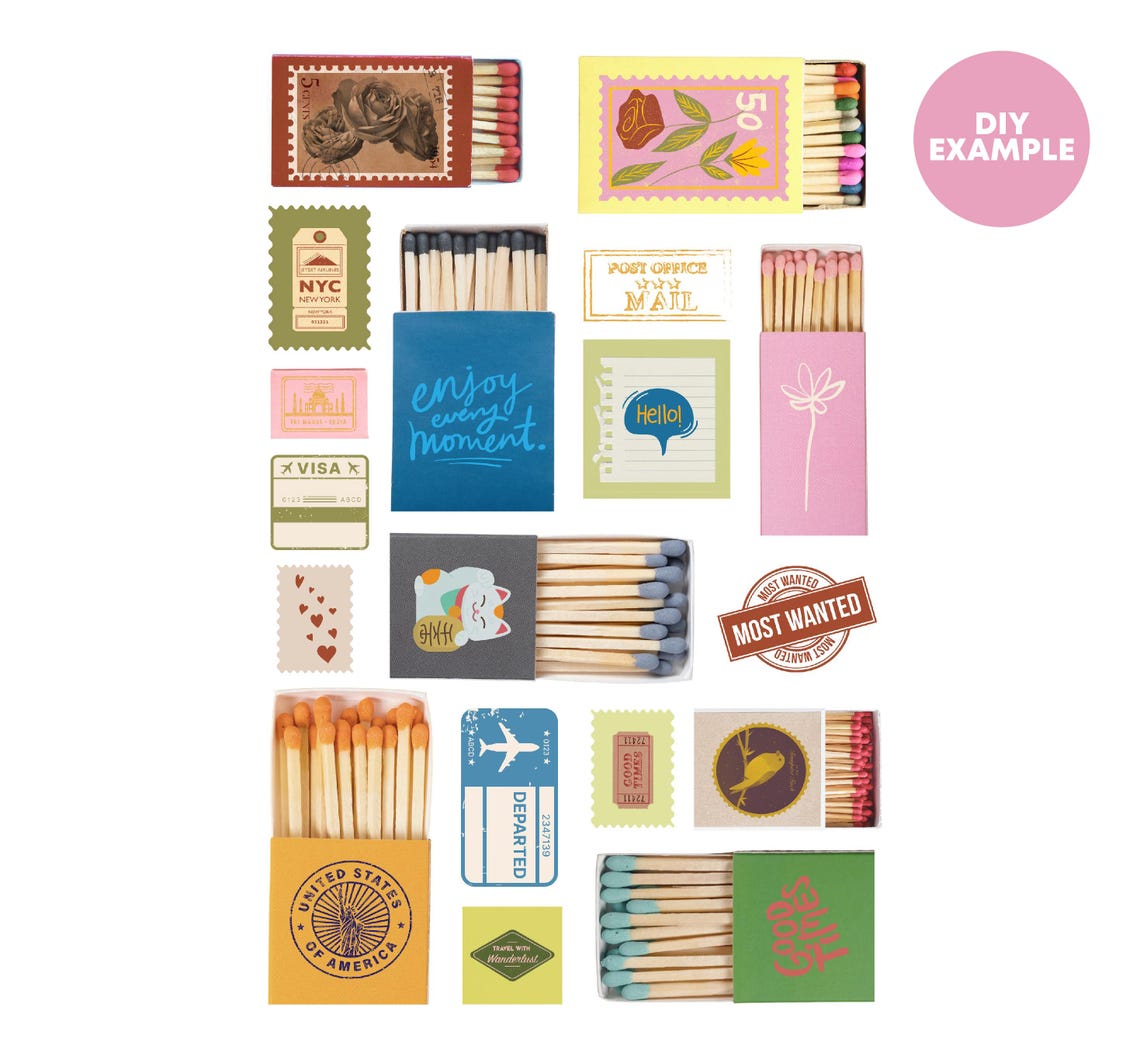 Matchbook Poster, Art Template - Image 3
