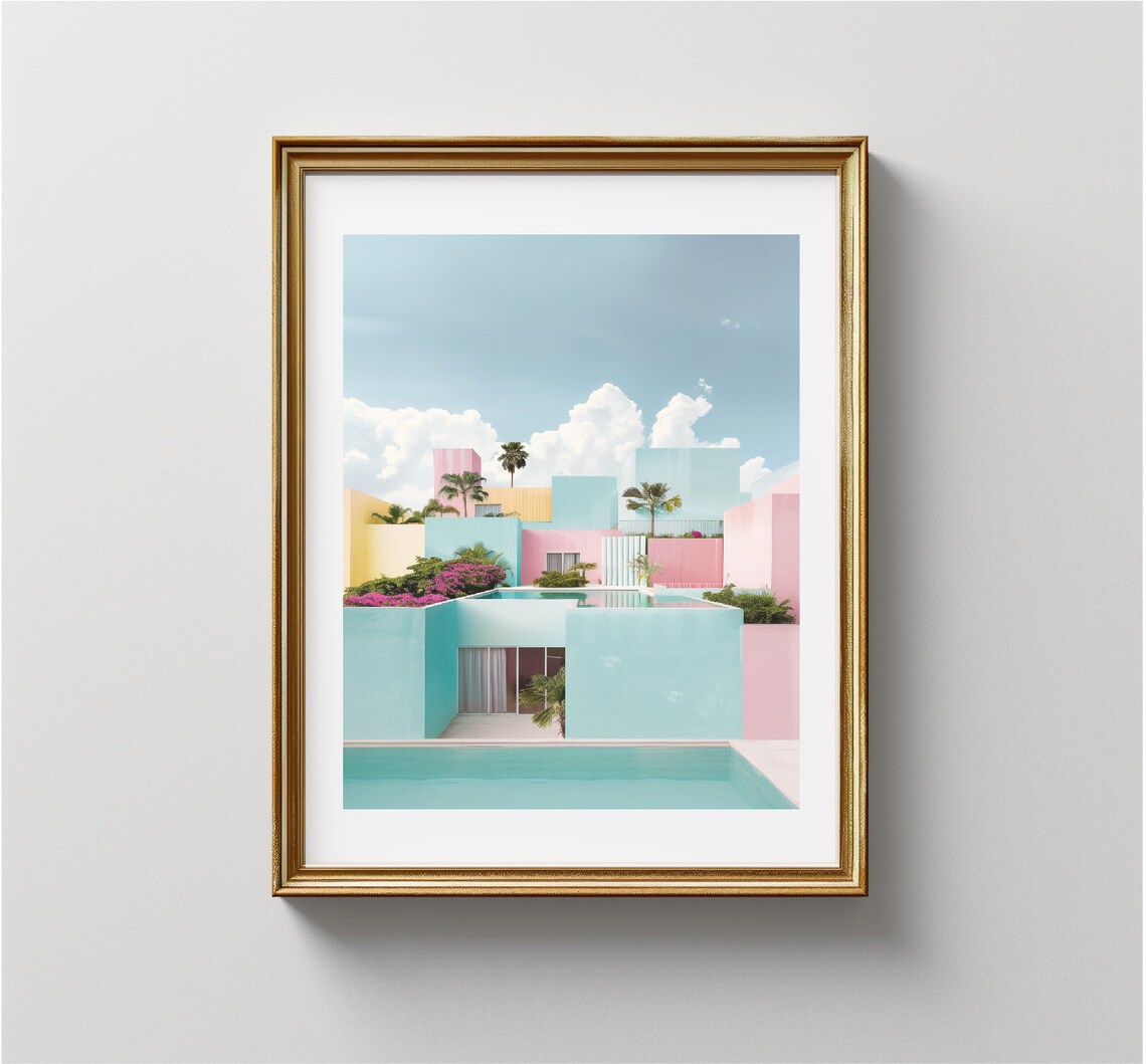 Urban Miami Travel Photography Urban Wall Art Street Scene High Resolution Trendy Decor Living Urban Art - Image 3