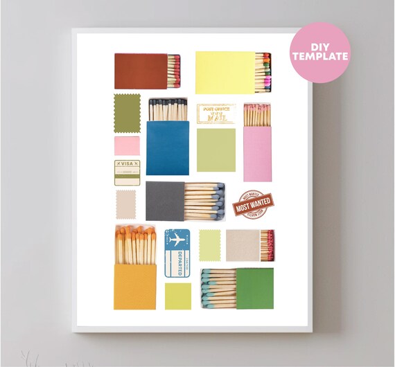 Matchbook Poster, Art Template