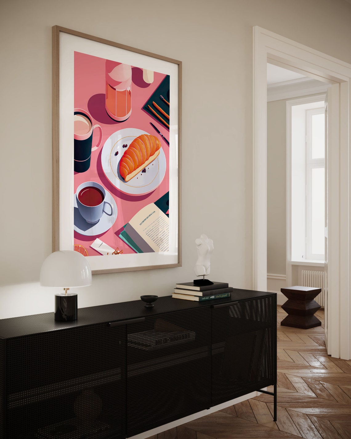 Poster Of French Breakfast Table Breakfast Poster French Food Poster Croissant Poster Food Poster Food Art - Image 2