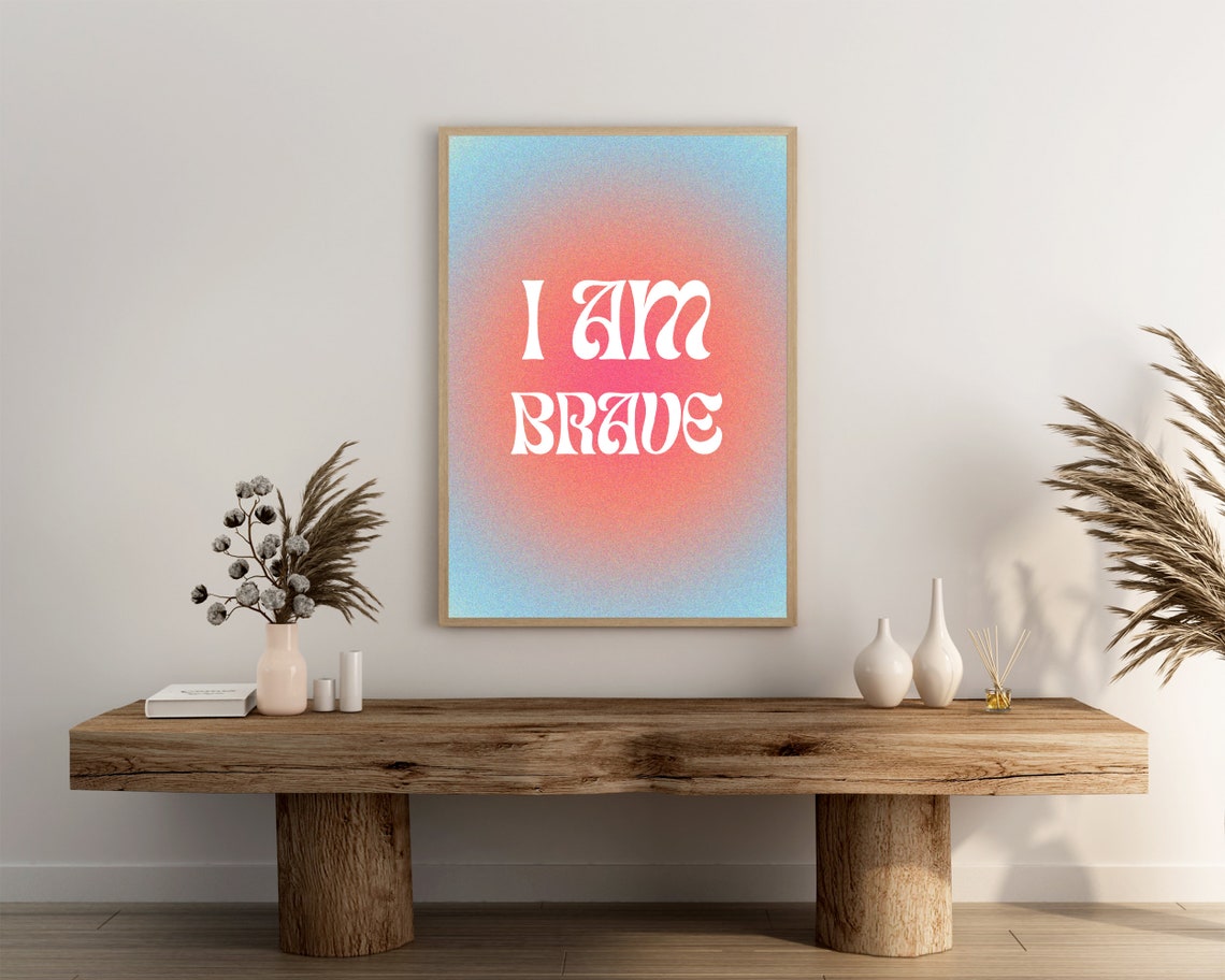 Daily Affirmations Poster Print Self Love Healing Wall Art Self Gift Mental Health Home Dcor Wall Art Digitial - Image 3