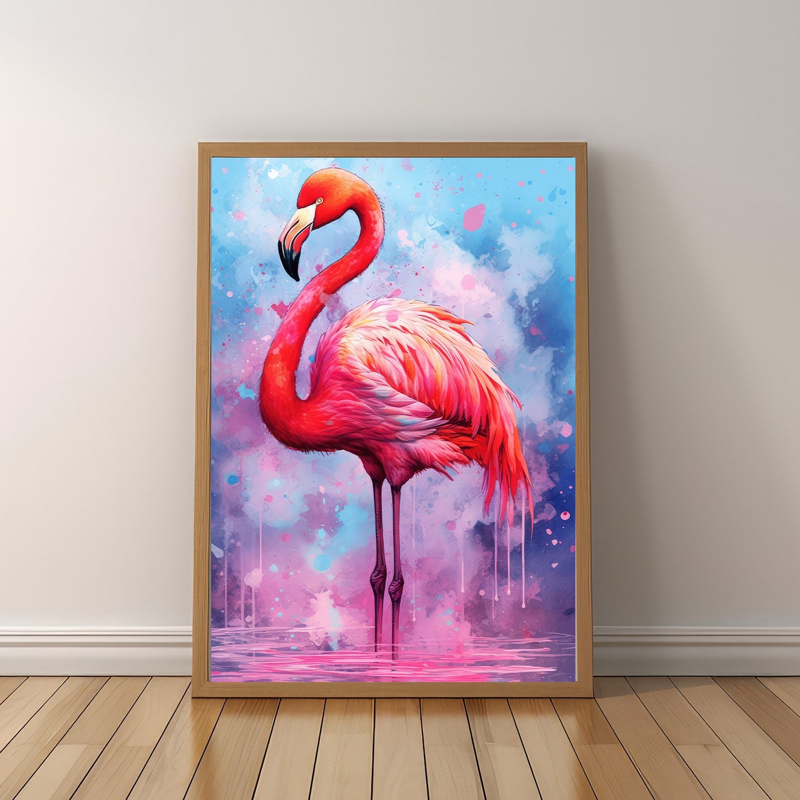 Swan With A Pink Flower Print Soft Girl Aesthetic Painting Dreamy Balletcore Wall Art Pastel Coquette Aesthetic Teen Girl Bedroom Bow - Image 6