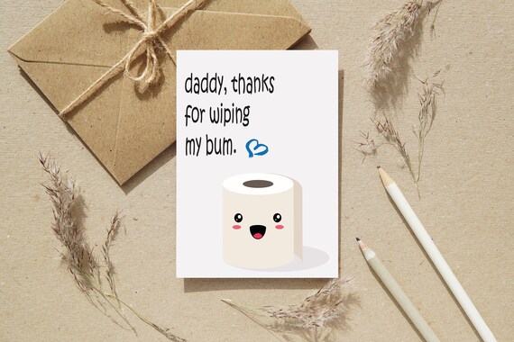 Luxury Happy Fathers Day Card Fathers Day Daddy Cute Funny Fathers Day Gift Toilet Roll First Fathers Day Card Personalised