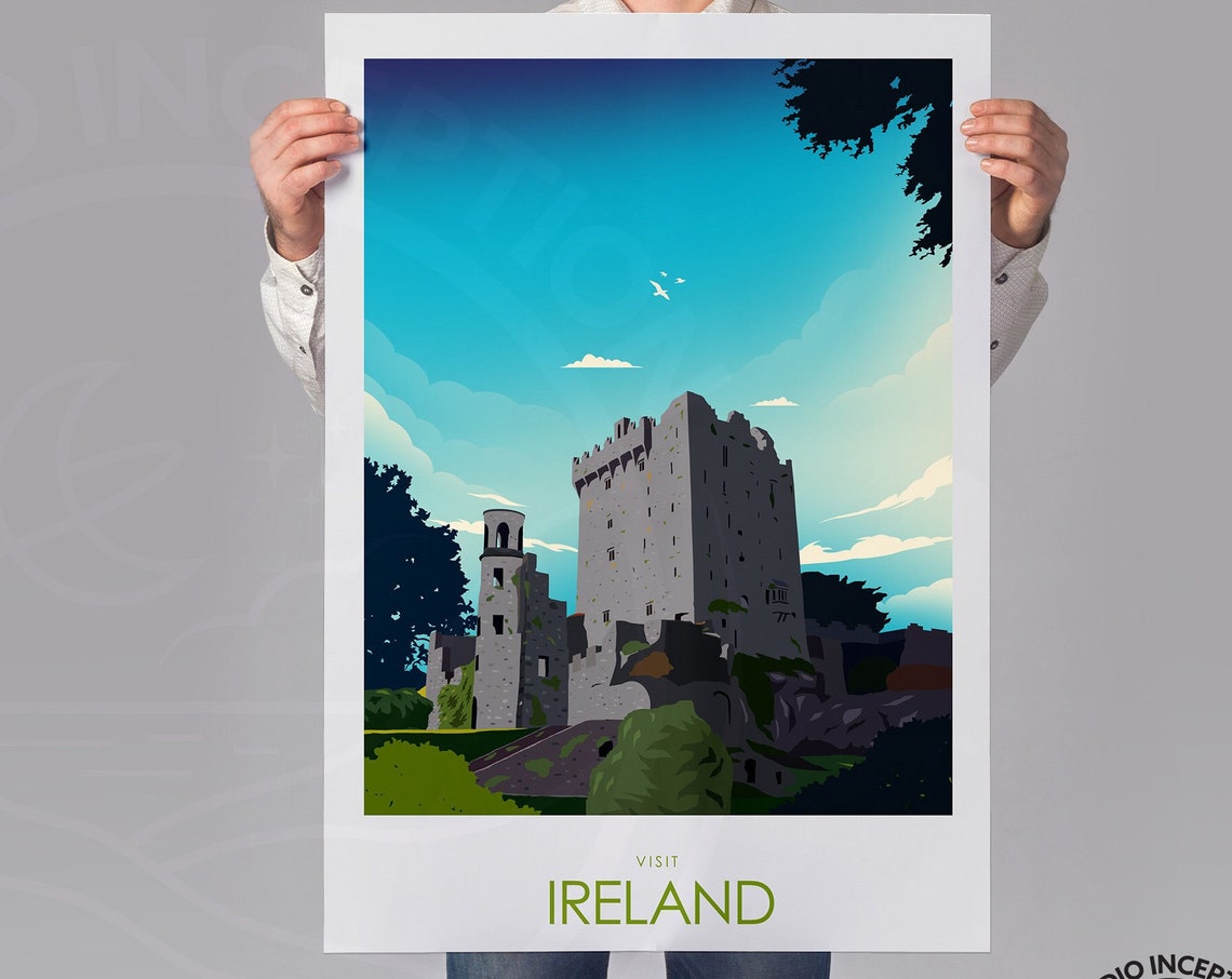 Ireland Print Ireland Gift Ireland Print Ireland Poster Travel Poster Print Travel Print Wild Atlantic Way Poster Art Prints Ireland - Image 2