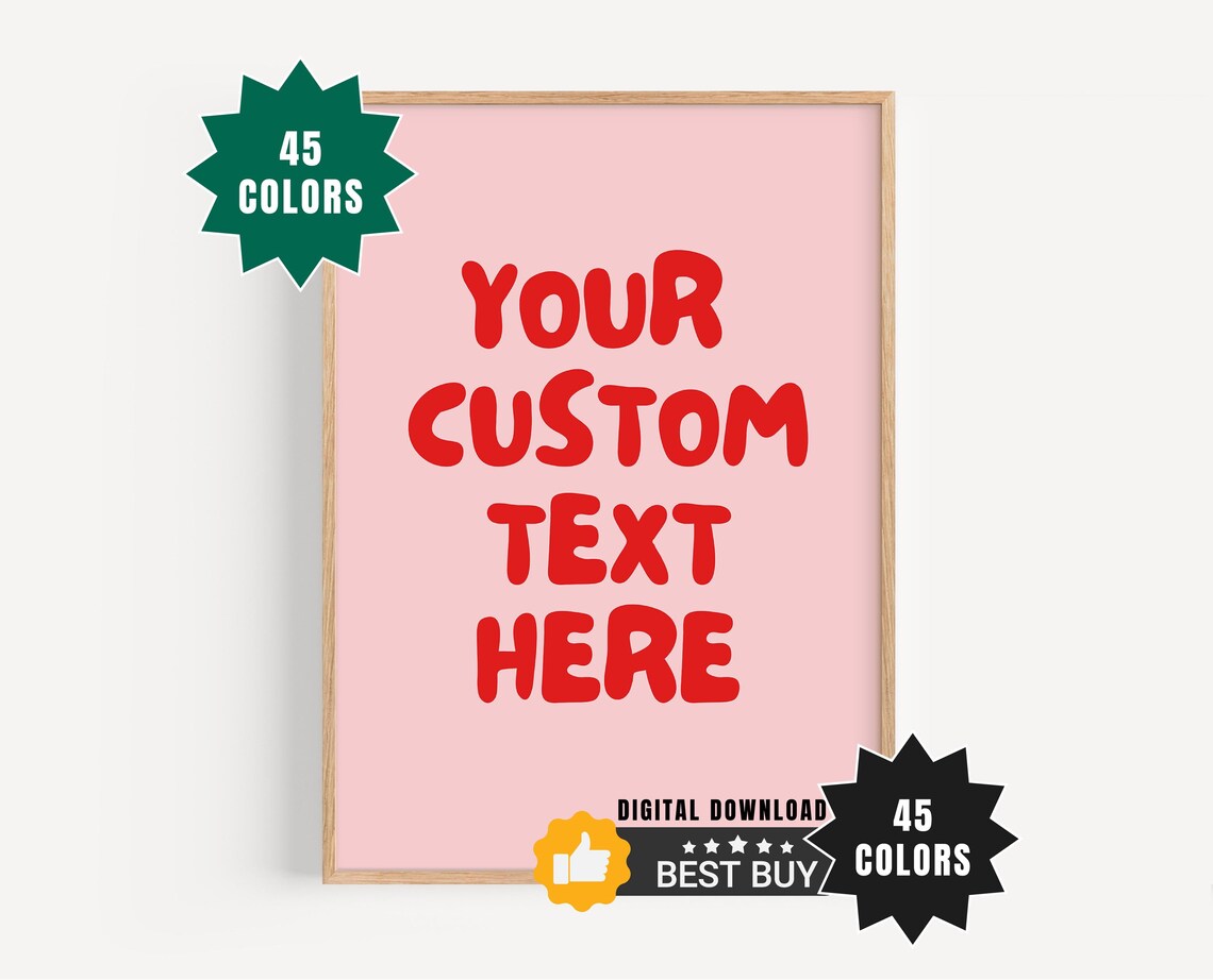 Custom Quote Print, Personalized Wall Art