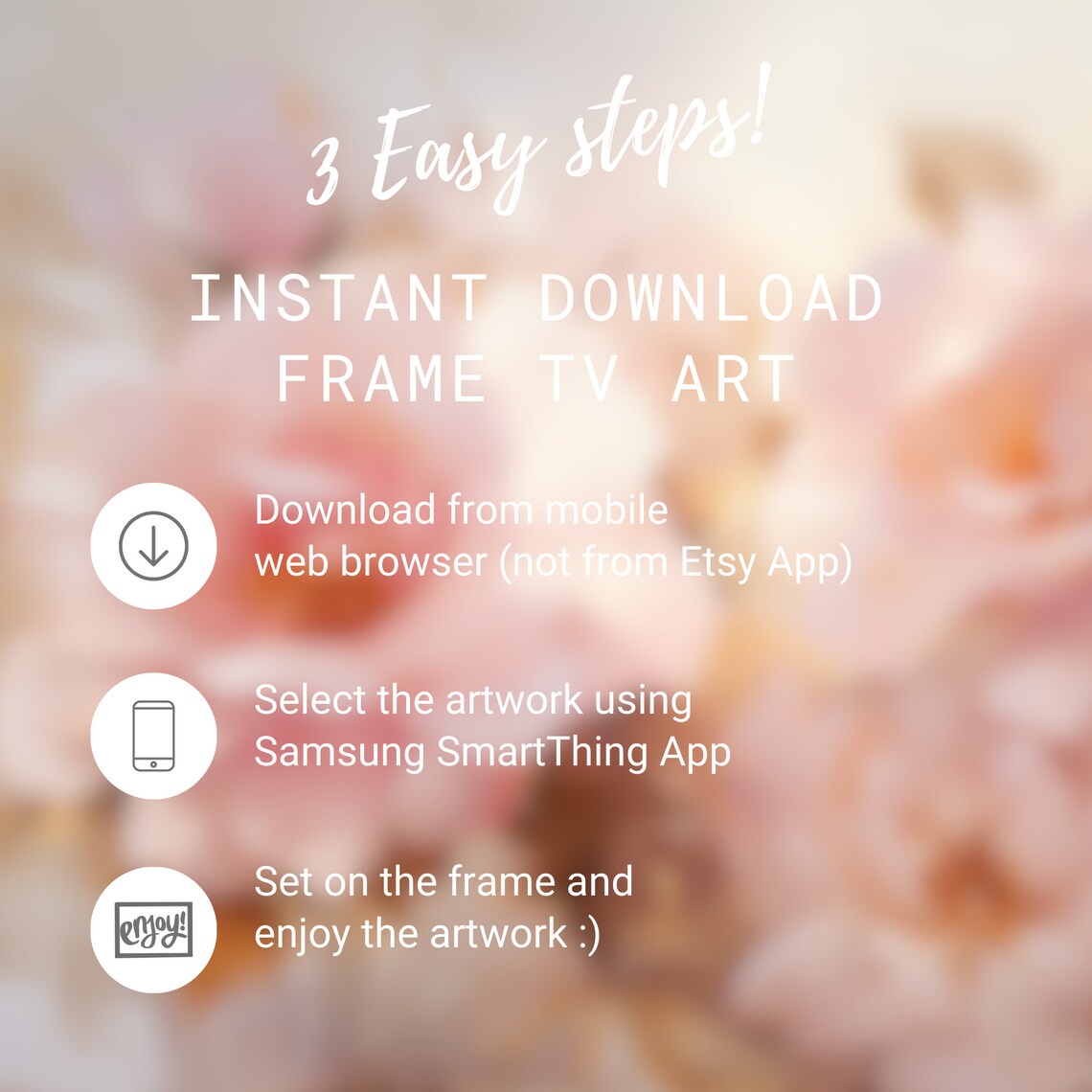 Abstract Pink Gold Roses Impressionist Floral Painting Art Poster - Image 2