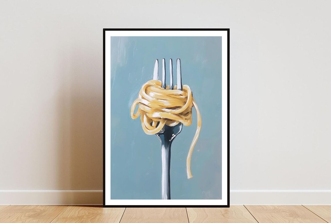 Spaghetti Bolognese Kitchen Art Print