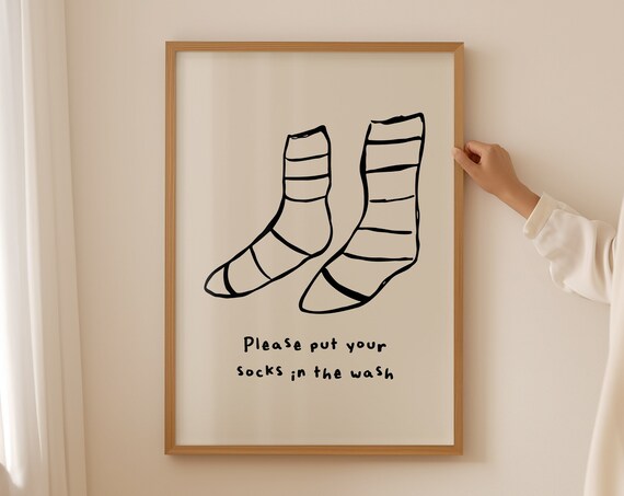 Funny Laundry Wall Art Trendy Laundry Room Decor Laundromat Poster Minimalist Art Print Cute Quote Art Laundry Room Wall Art Art